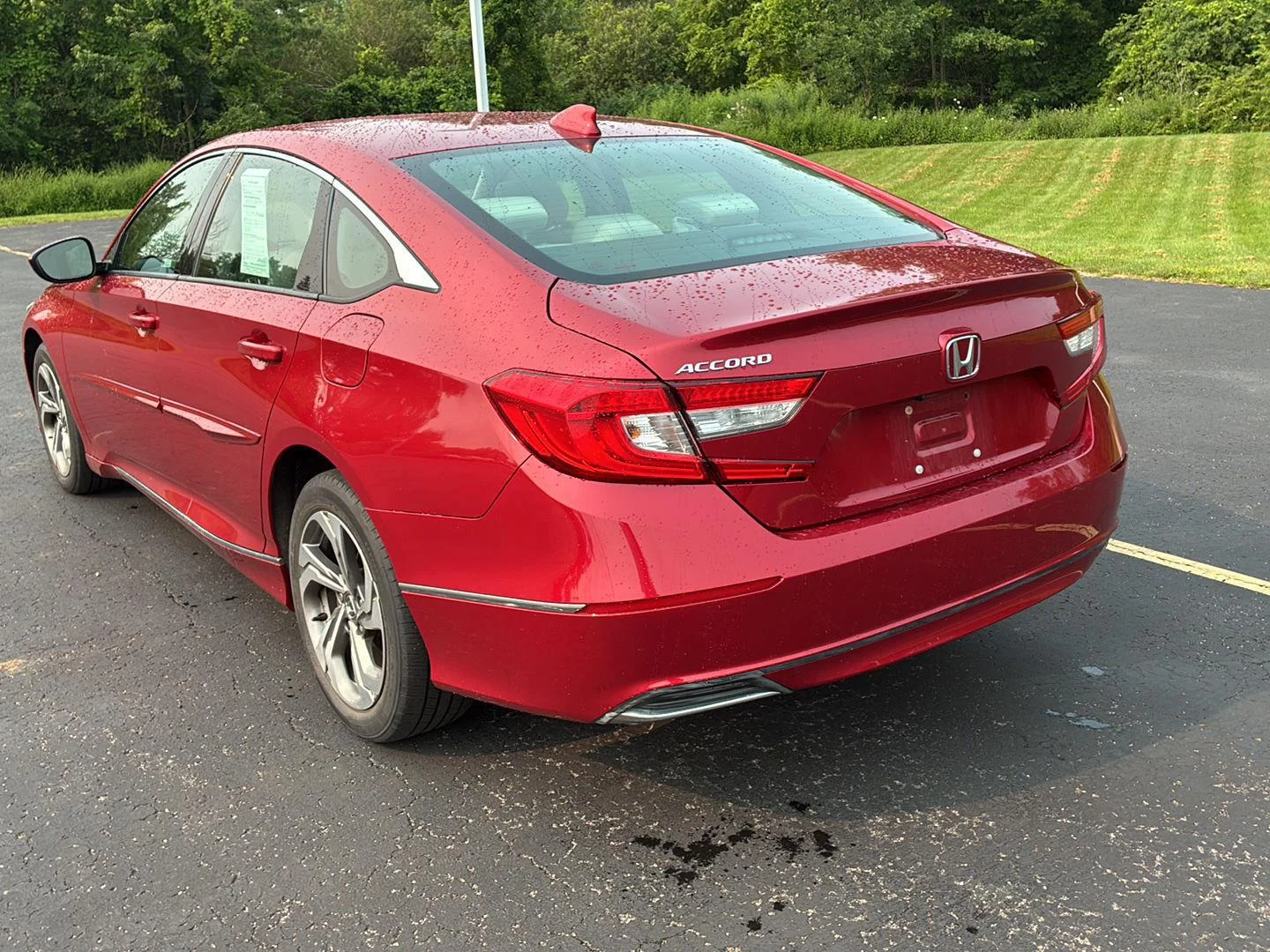 Used 2018 Radiant Red Metallic Honda EX 1.5T image 19