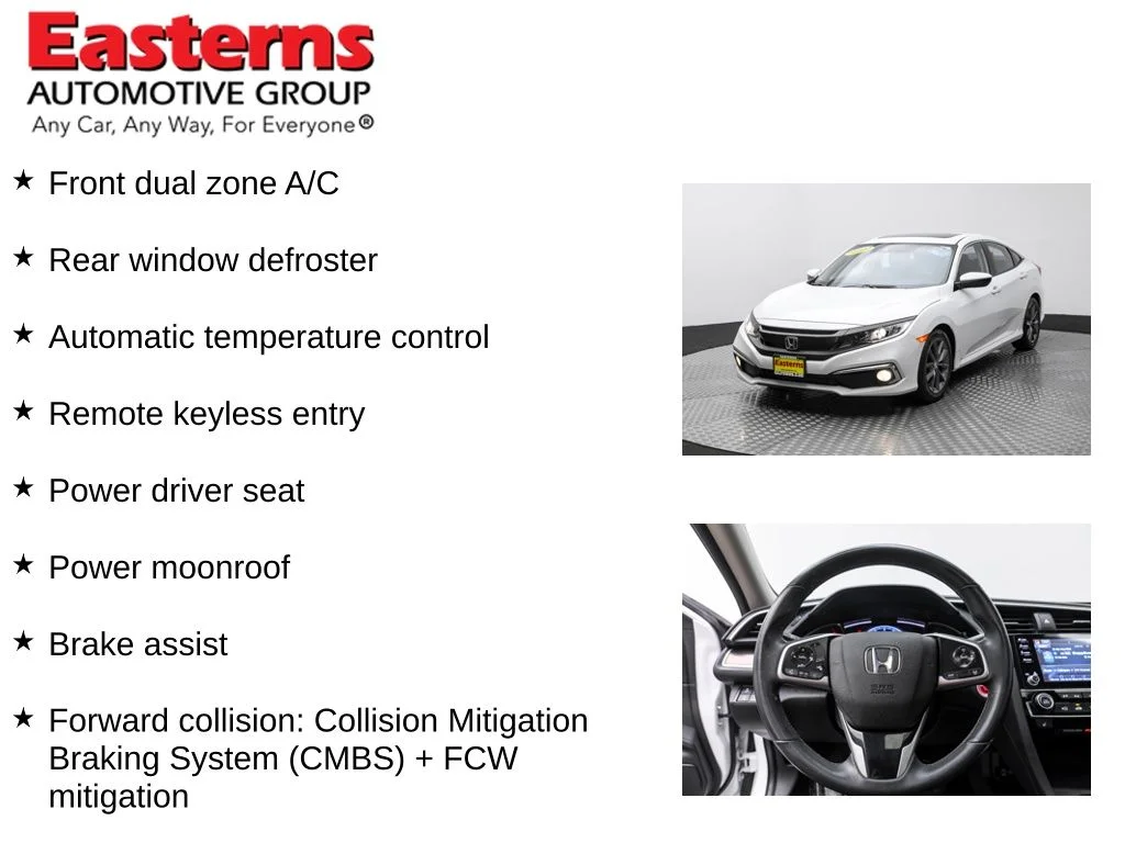 Used 2020 White Honda EX image 11