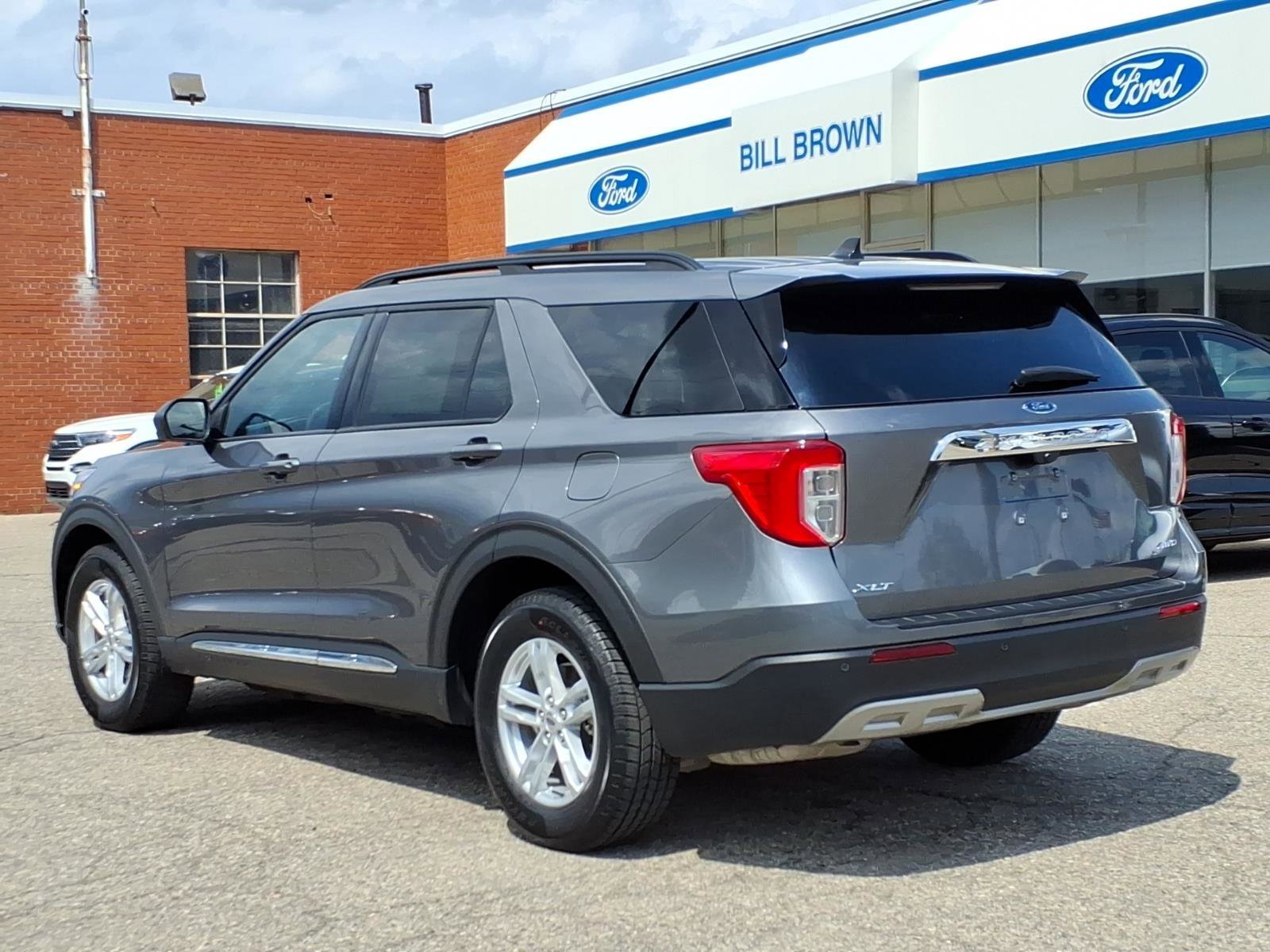 Certified Used 2023 Carbonized Gray Metallic Ford XLT image 2