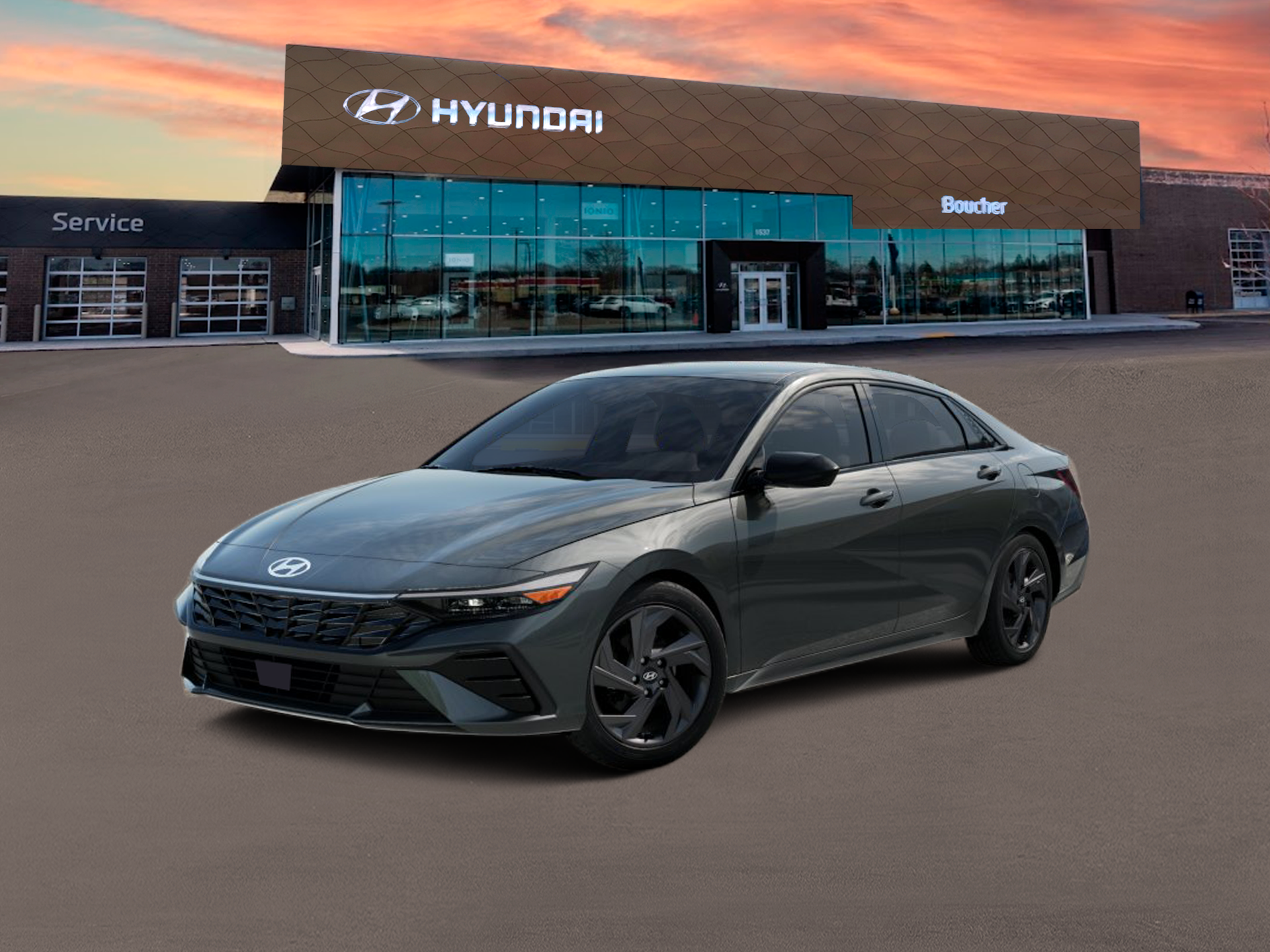 New 2026 Amazon Gray Hyundai SEL Sport Plus image 2