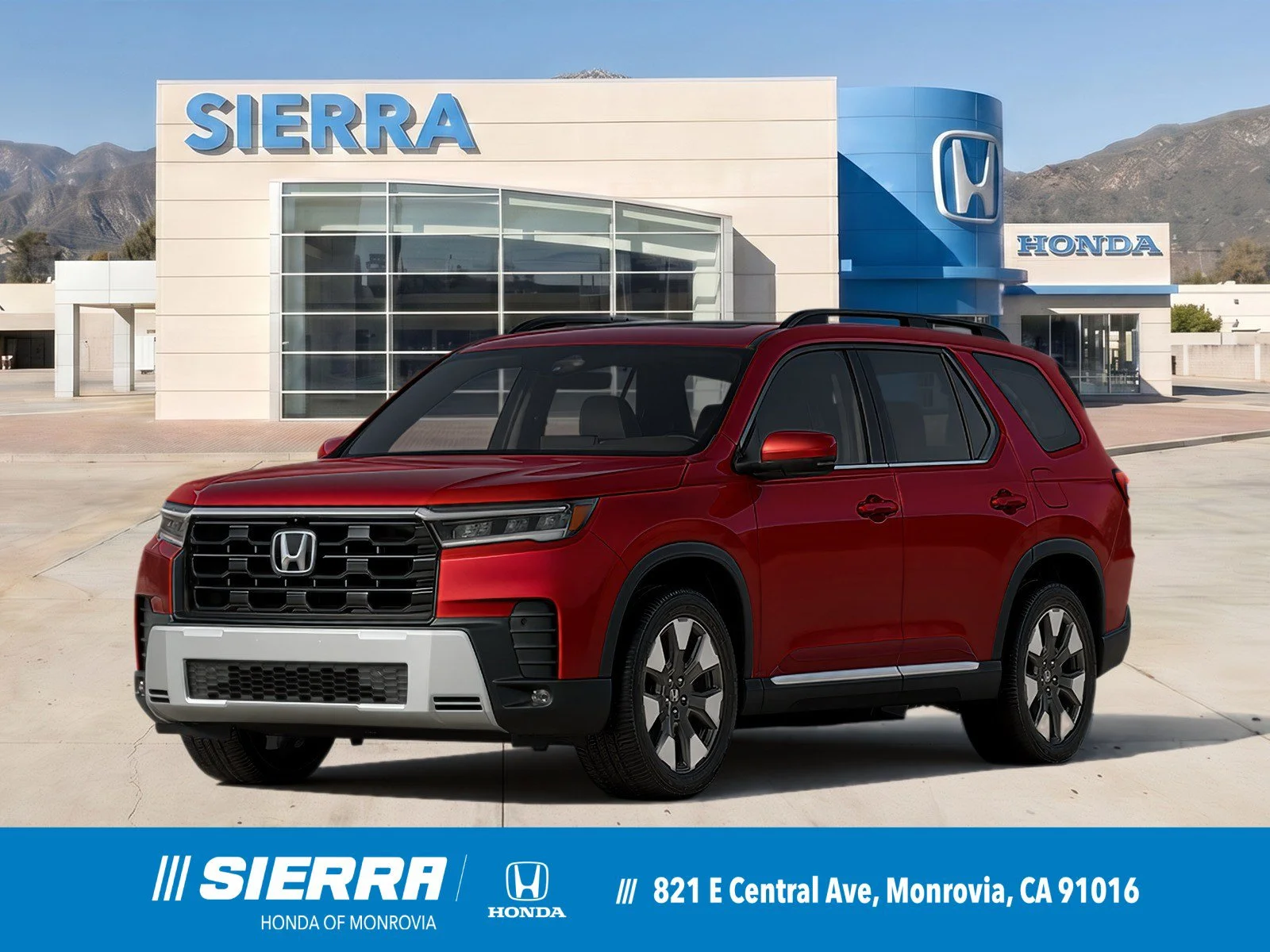 New 2026 Radiant Red Metallic II Honda AWD Elite image 1