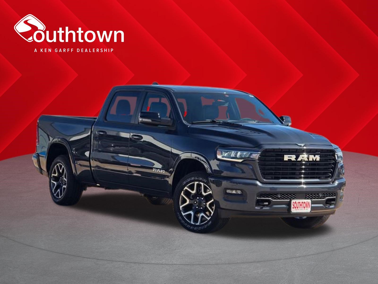 New 2026 Forged Blue Metallic Exterior Paint RAM Laramie image 1