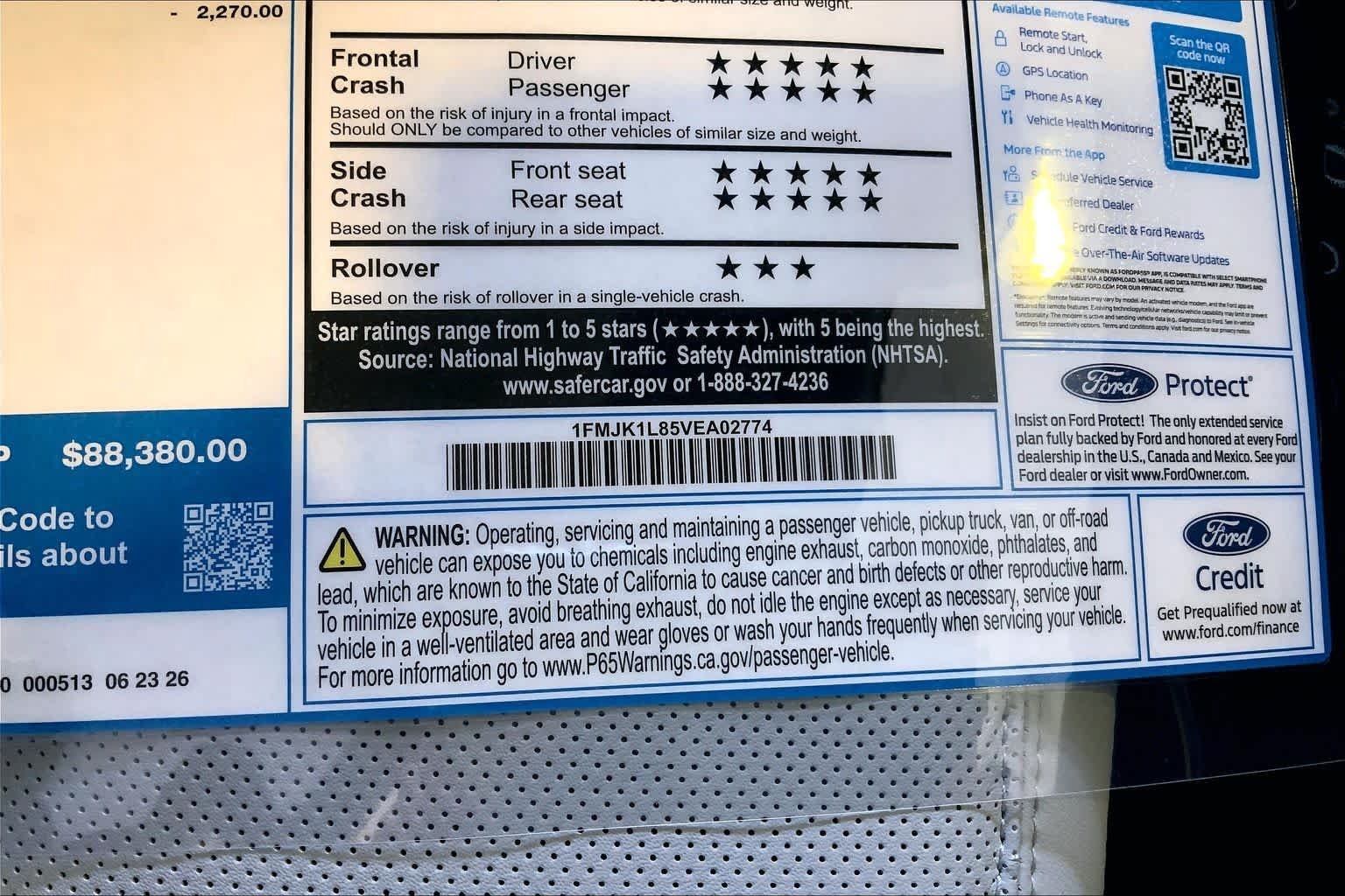 New 2027 Star White Metallic Tri-Coat Ford MAX Platinum image 17