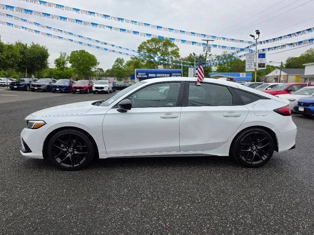 Used 2024 Platinum White Pearl Honda Sport image 2