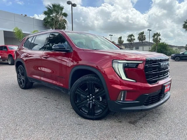 Used 2025 Volcanic Red Tintcoat GMC Elevation image 1
