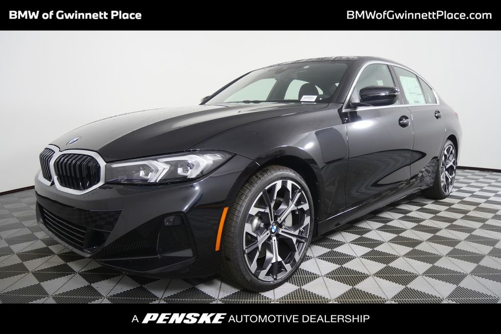 New 2026 Black Sapphire Metallic BMW 330i image 1