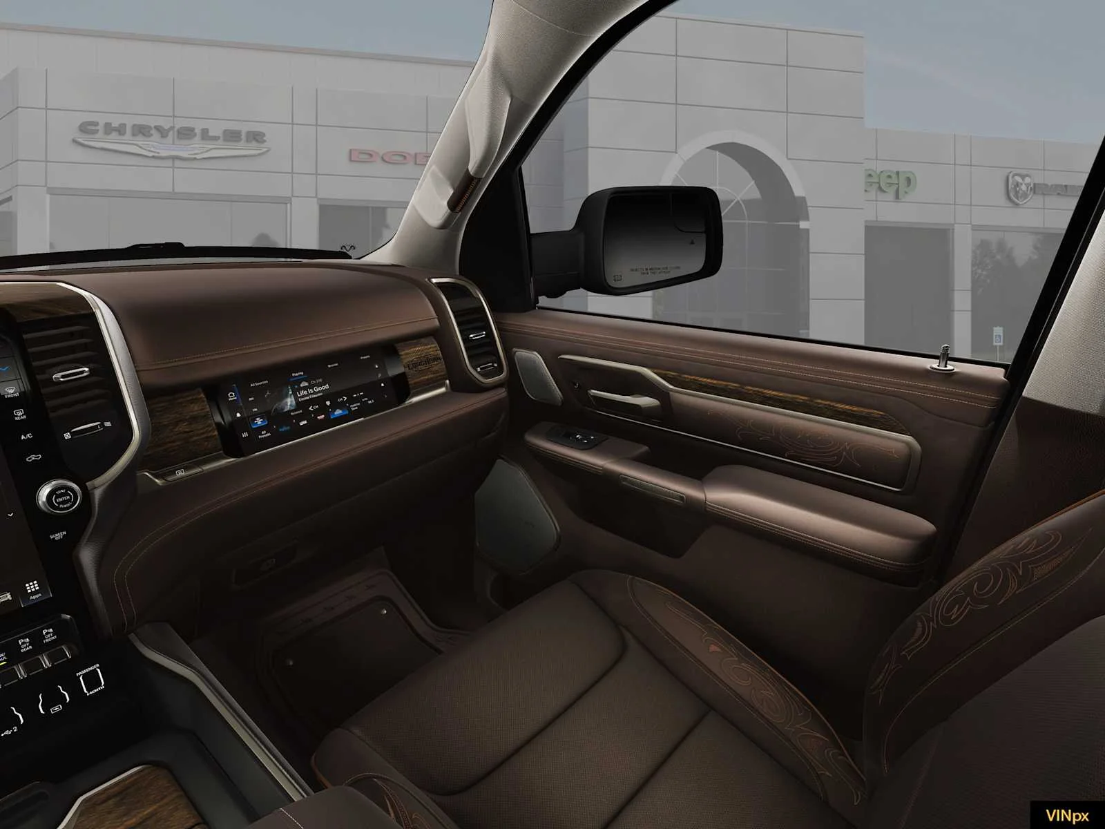 New 2026 Forged Blue Metallic Exterior Paint RAM Longhorn image 18