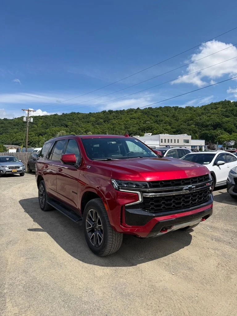 Used 2021 Cherry Red Chevrolet Z71 image 2