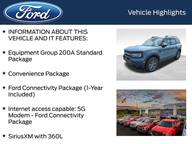 New 2026 Azure Gray Metallic Tri-Coat Ford Big Bend image 4