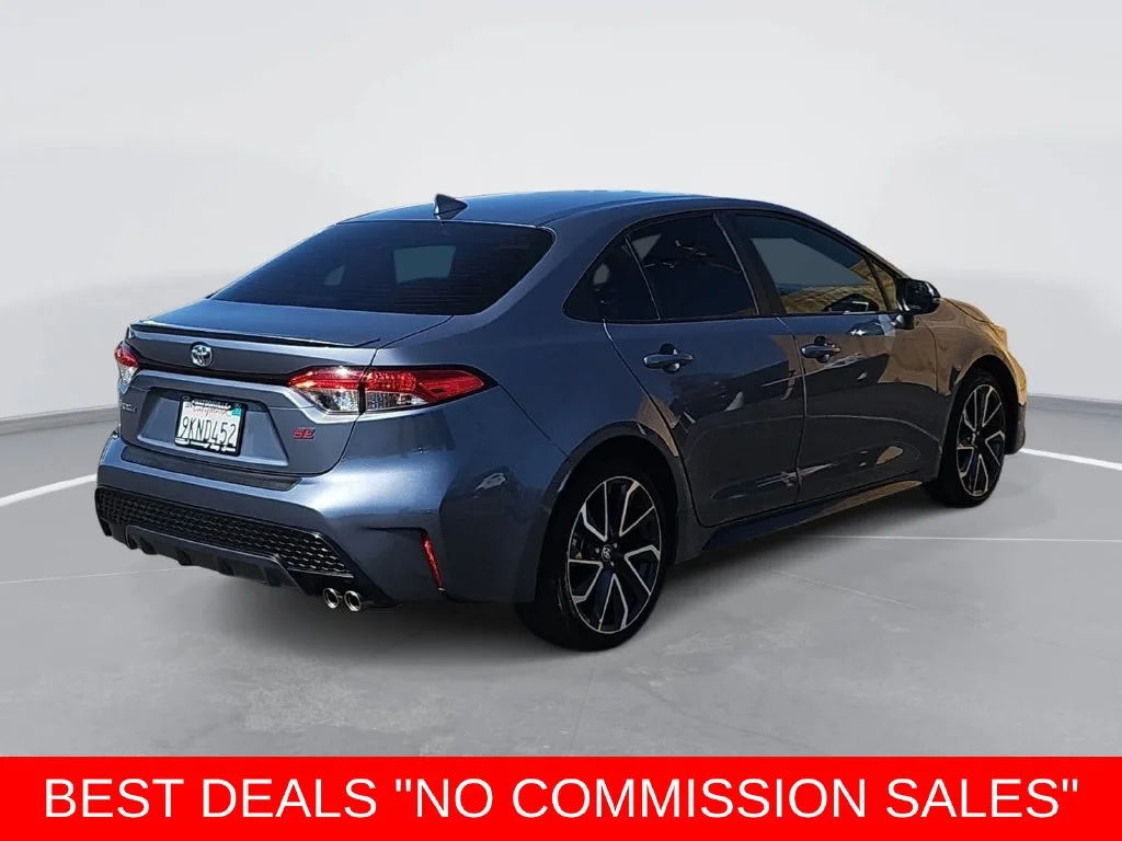 Used 2021 Blue Toyota SE image 3