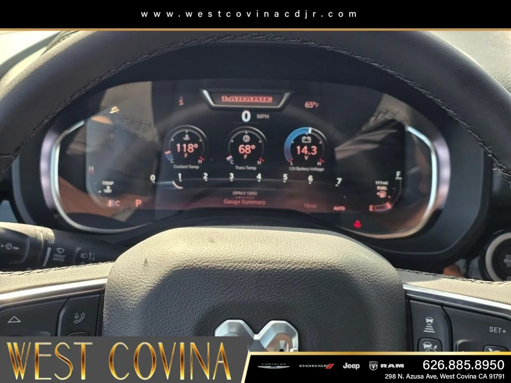 New 2026 Diamond Black Crystal Pearl-Coat Exterior Paint RAM Laramie image 25