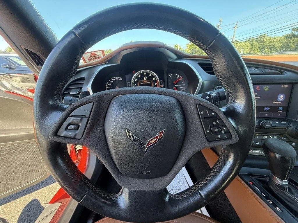 Used 2014 Crystal Red Tintcoat Chevrolet 2dr Coupe w/3LT image 12