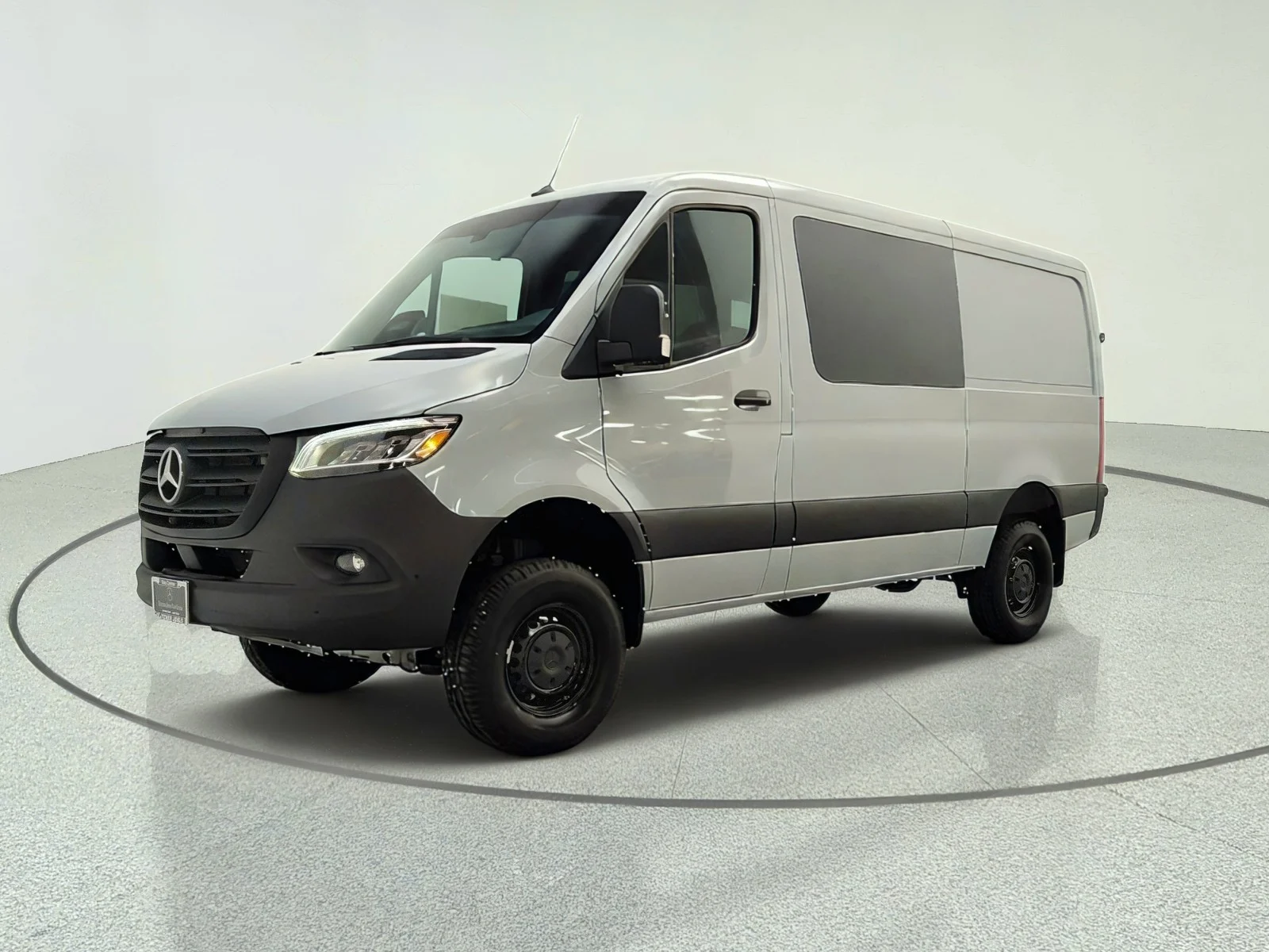 New 2026 Silver Grey Mercedes-Benz Standard Roof 4-Cyl Diesel AWD image 1