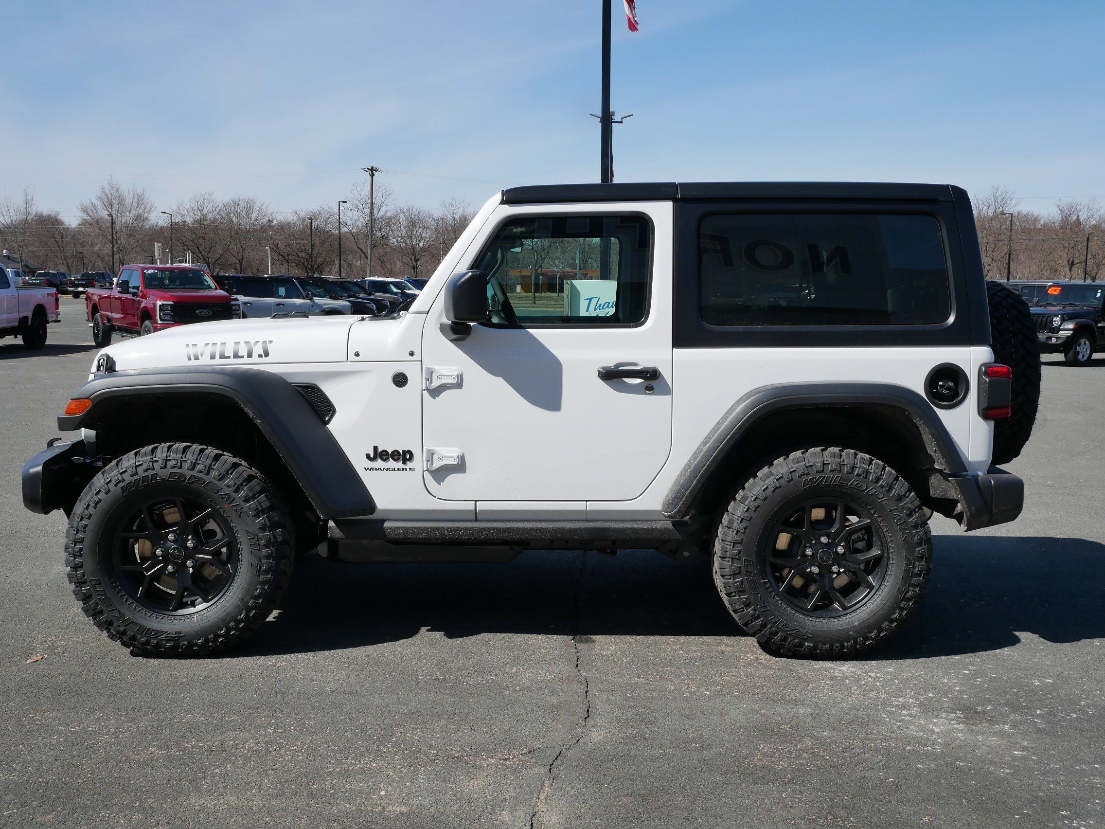 New 2026 Bright White Clear-Coat Exterior Paint Jeep Willys image 5