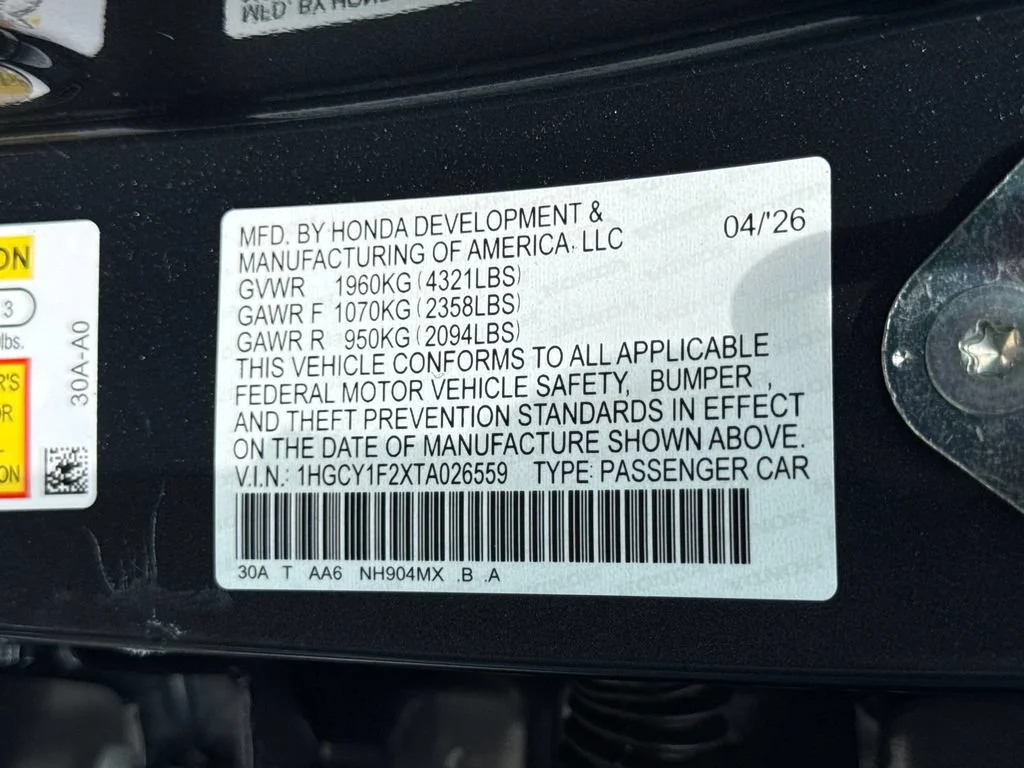 Certified Used 2026 Meteorite Gray Metallic Honda LX image 72