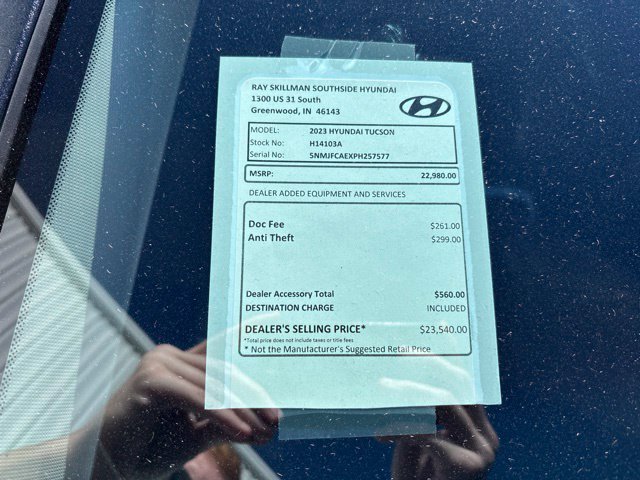 Certified Used 2023 Gray Hyundai SEL image 2