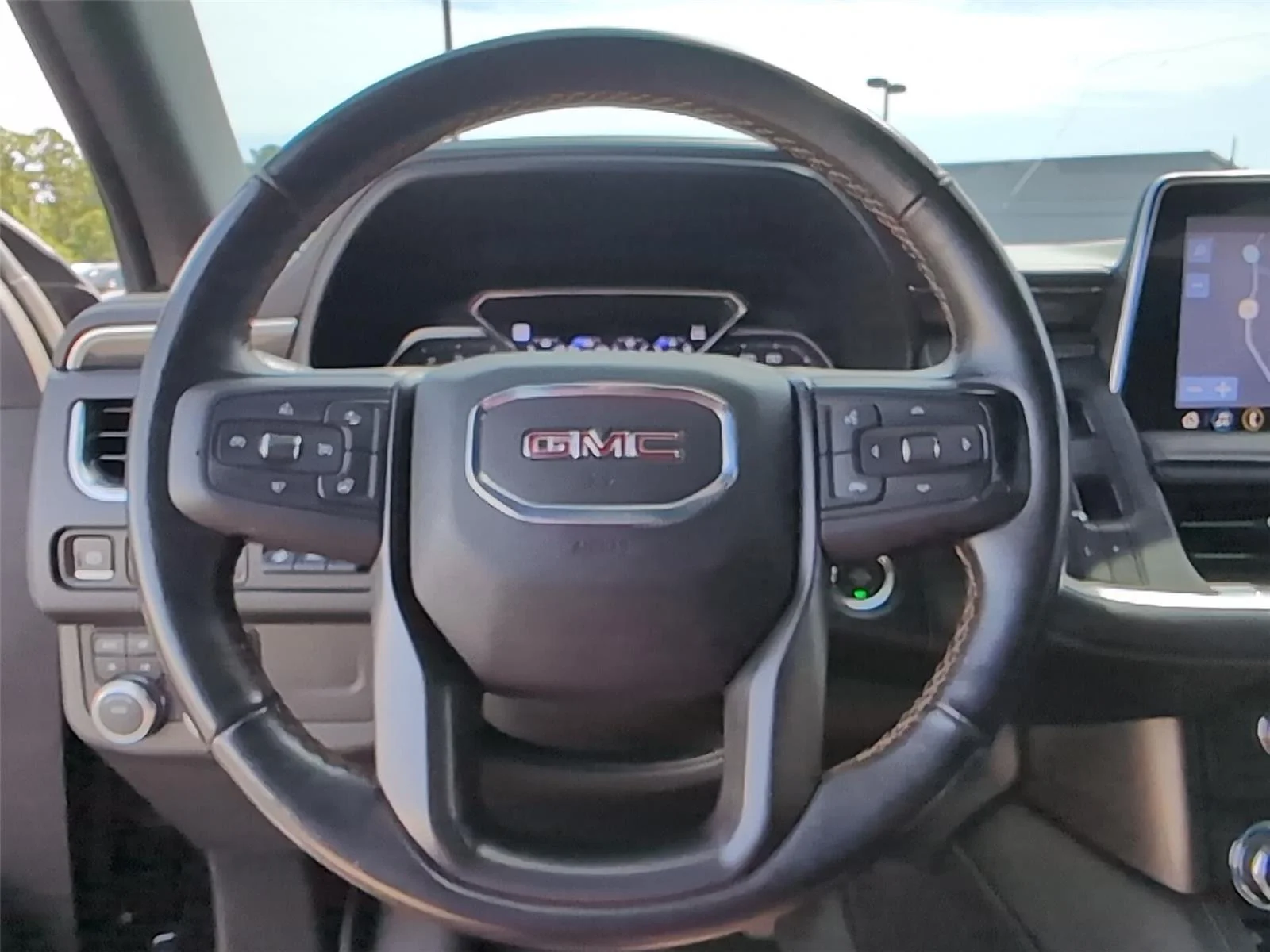 Used 2021 MIDNIGHT BLUE METALLIC GMC AT4 image 29