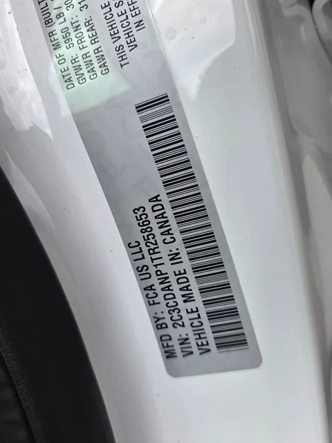 New 2026 White Knuckle Exterior Paint Dodge R/T Plus image 19