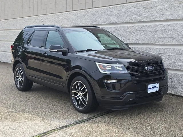 Certified Used 2019 Agate Black Metallic Ford Sport image 14