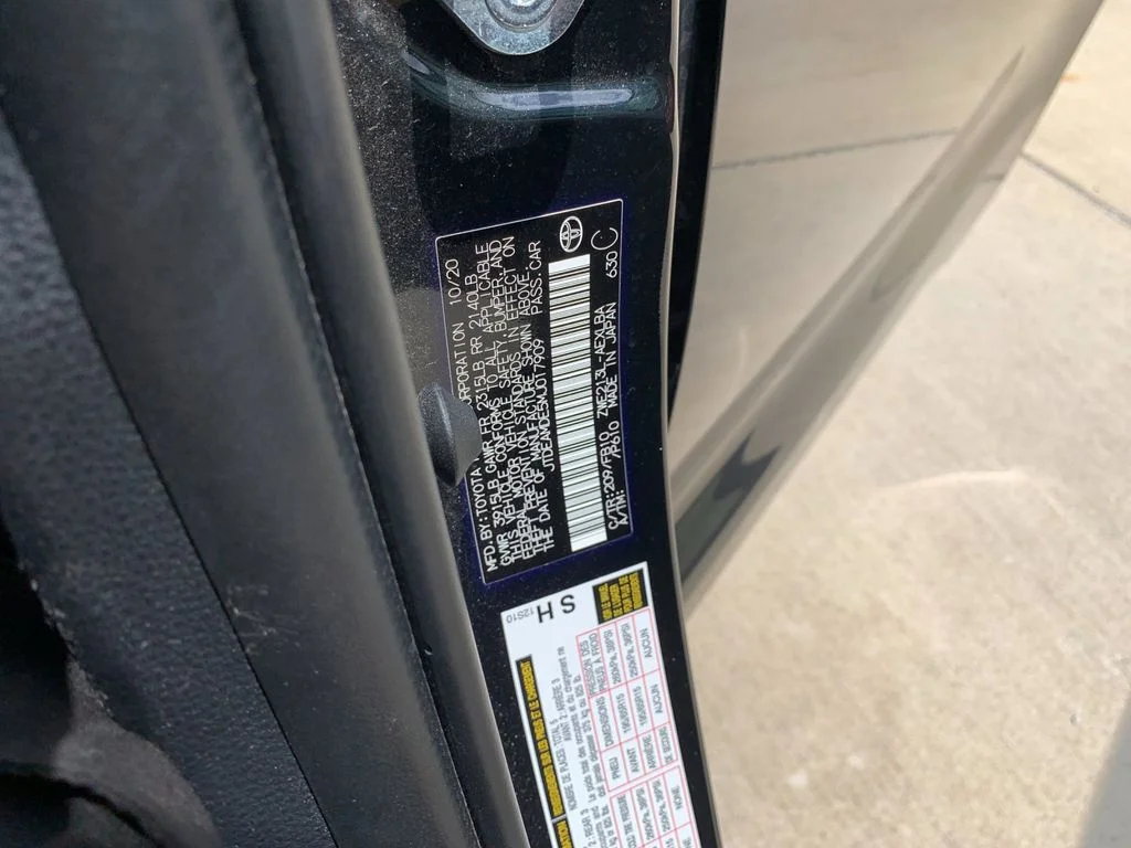 Used 2021 Black Toyota LE image 35
