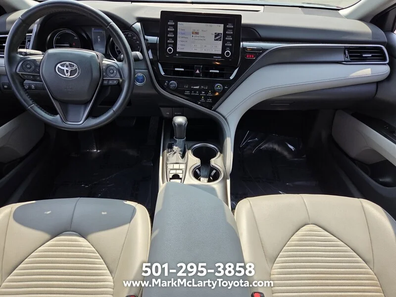 Used 2022 Midnight Black Metallic TOYOTA HYBRID SE CVT image 12