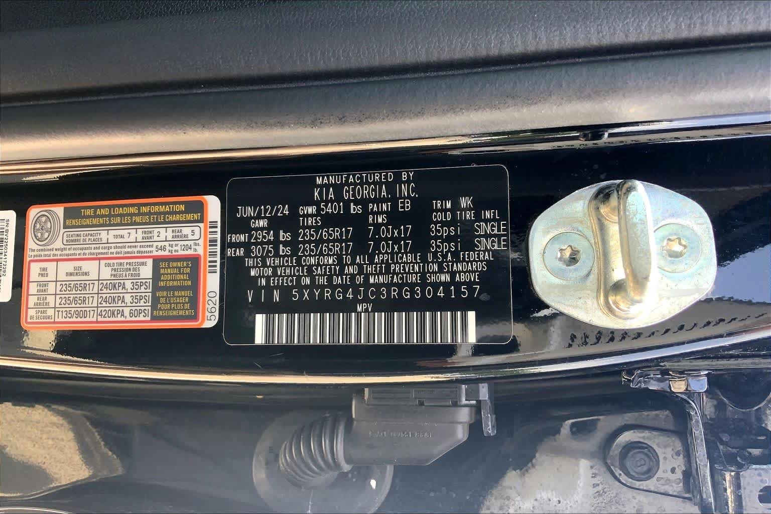 Used 2024 Ebony Black Kia LX image 31