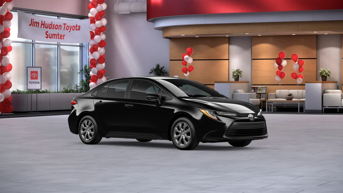 New 2026 Midnight Black Metallic Toyota LE image 36