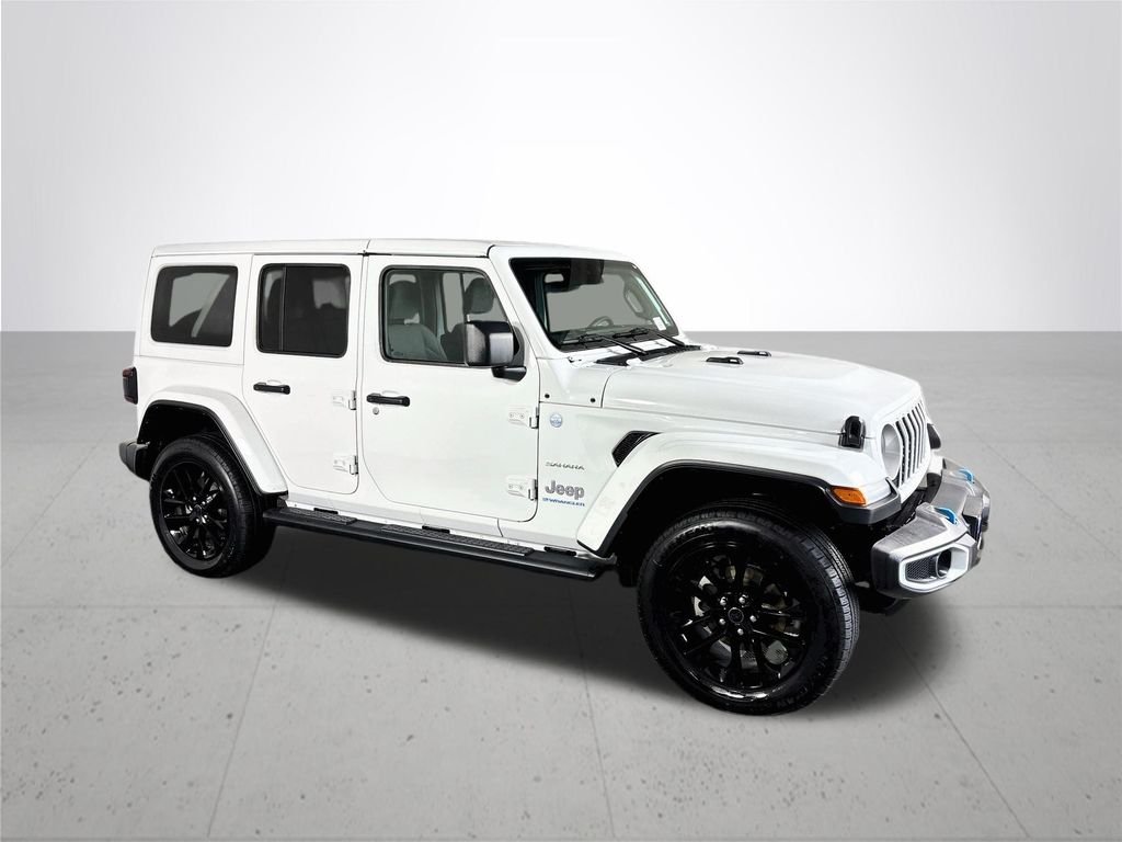 Certified Used 2024 White Jeep Sahara 4xe image 5