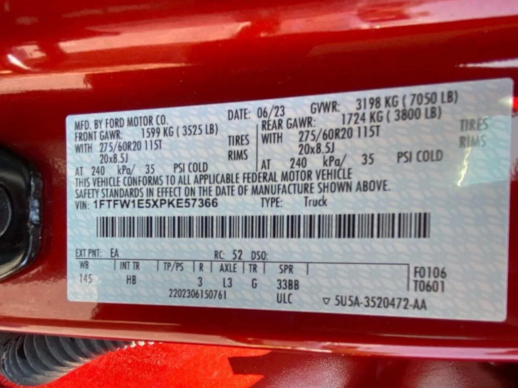 Used 2023 Red Ford Lariat image 20