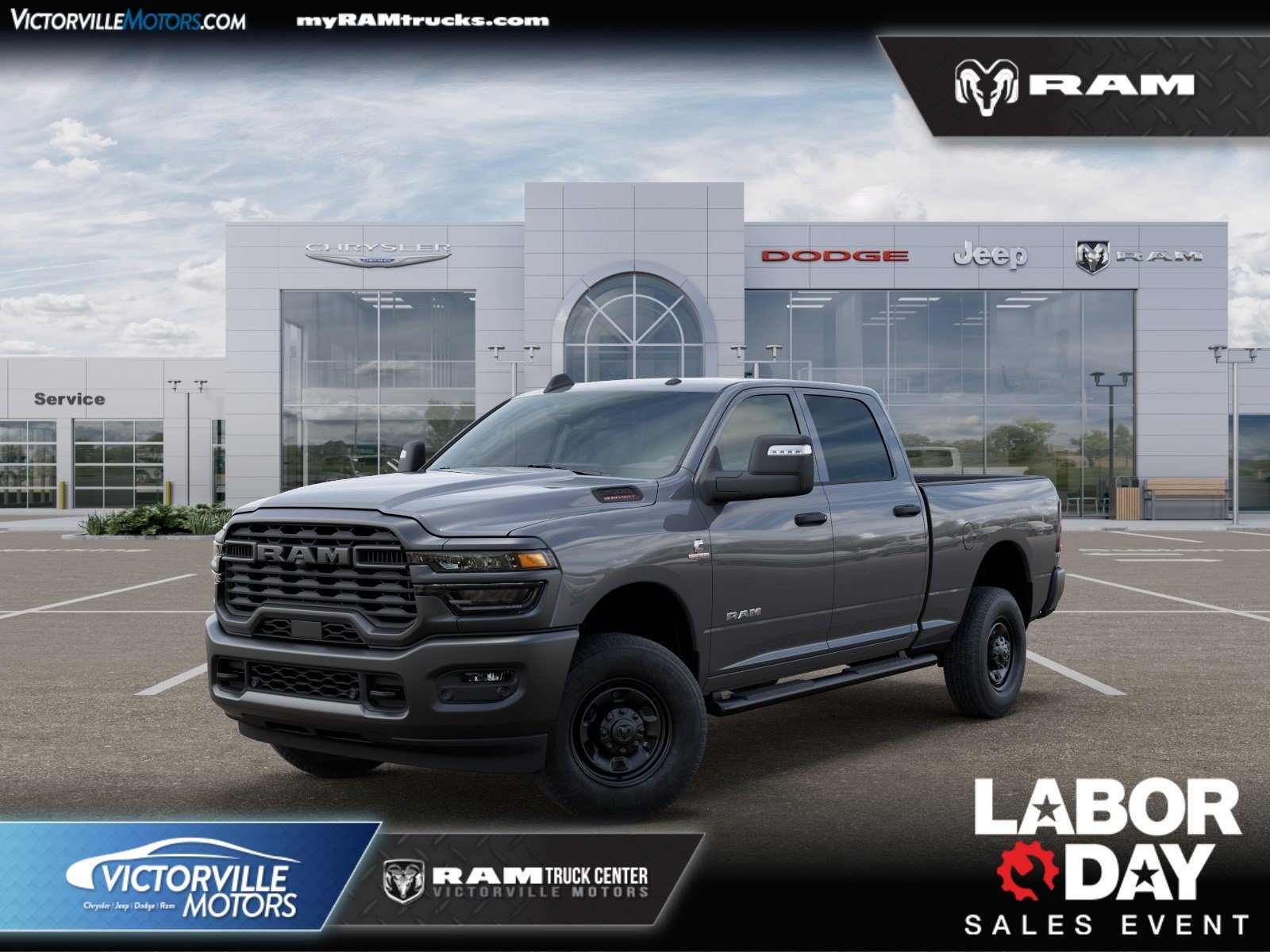 New 2026 Ceramic Gray Clearcoat RAM Tradesman image 1