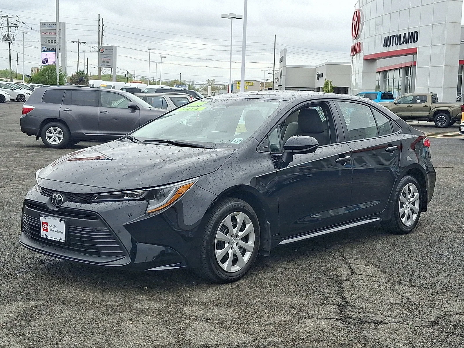 Used 2024 Midnight Black Metallic - 218 Toyota LE image 3