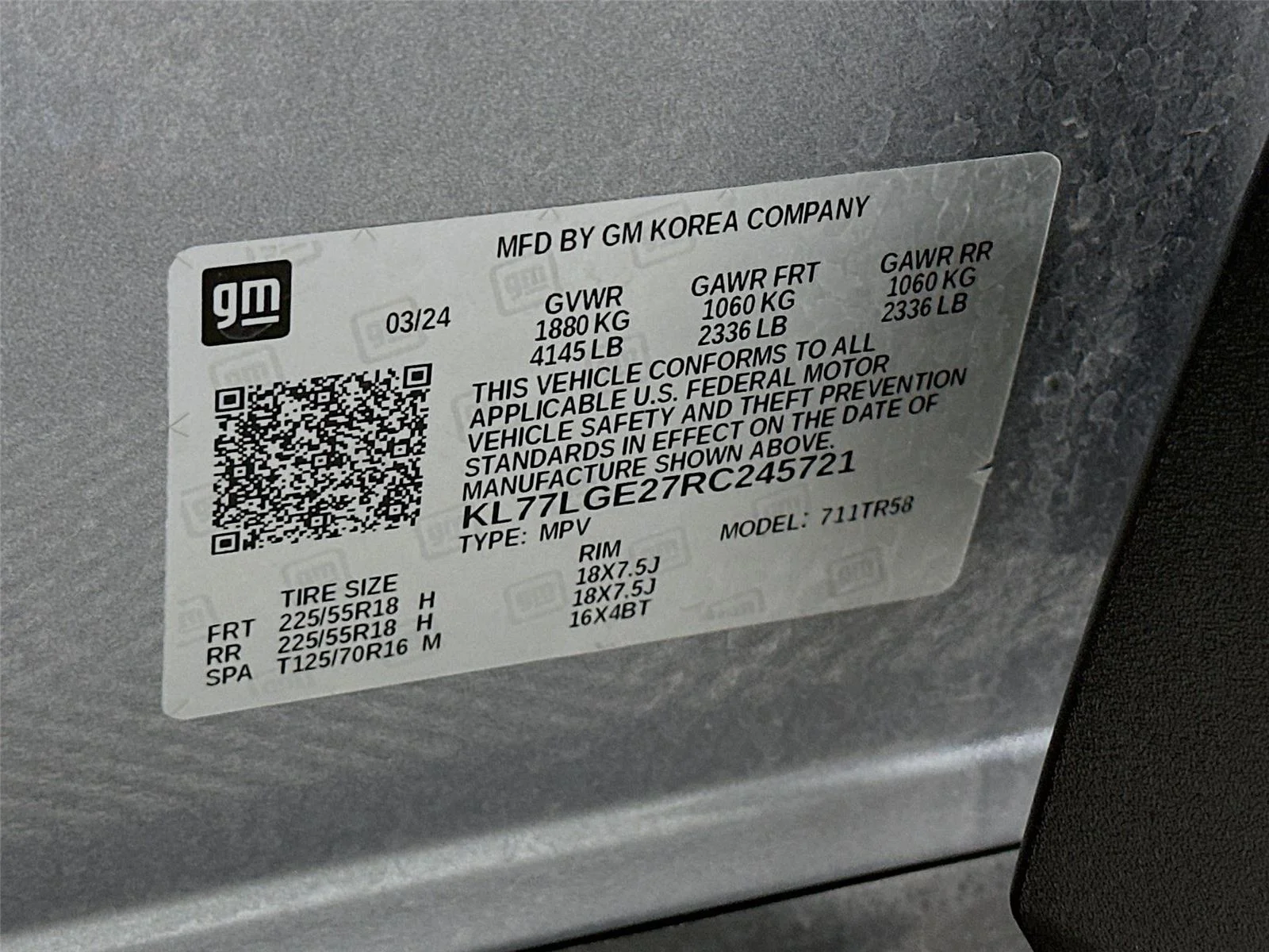 Used 2024 Sterling Gray Metallic Chevrolet 1RS image 22
