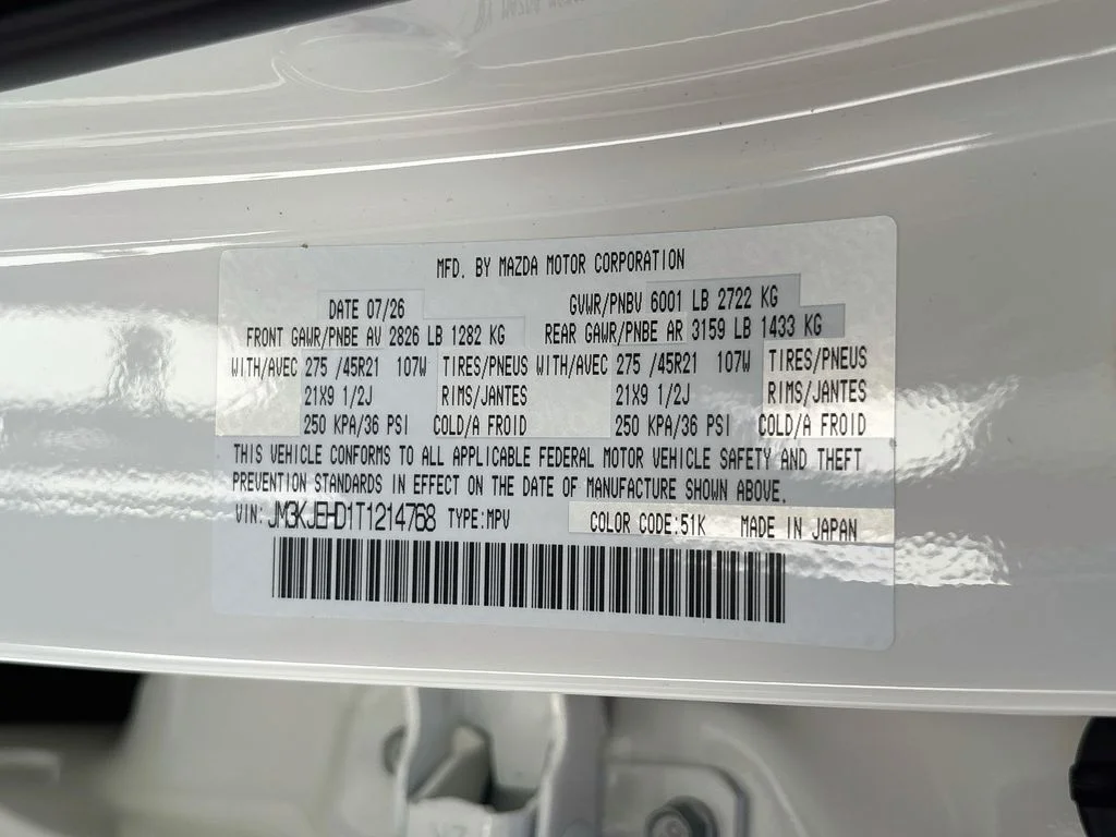 New 2026 Rhodium White Premium Mazda 3.3 Turbo Premium Plus AWD image 34