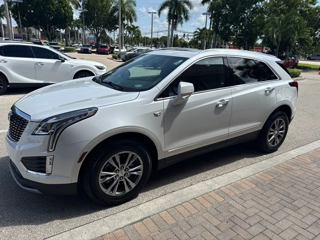 Used 2023 White Cadillac Premium Luxury image 2
