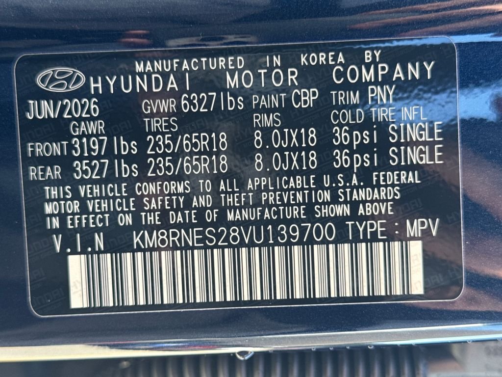 New 2027 Blue Hyundai SEL Premium image 30