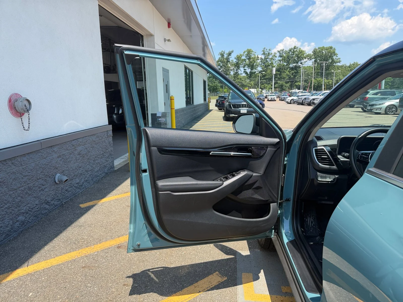Used 2024 Pluton Blue/Black Roof Kia S image 28