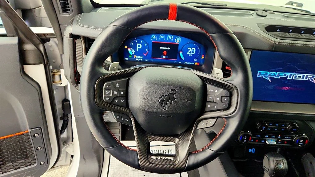 Used 2024 Oxford White Ford Raptor 4 Door Advanced 4x4 w/ Leather, Wheels & Carbon Fiber image 13