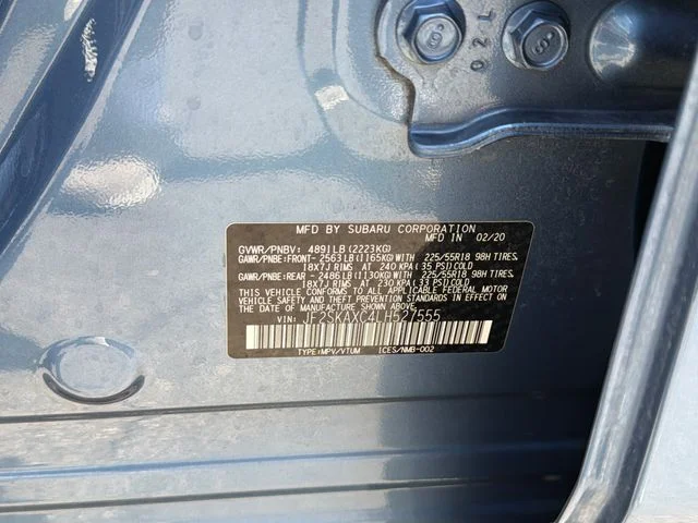 Used 2020 Blue Subaru Touring image 29