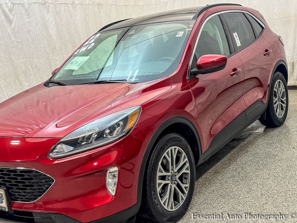 Used 2022 Red Metallic Ford SEL image 4