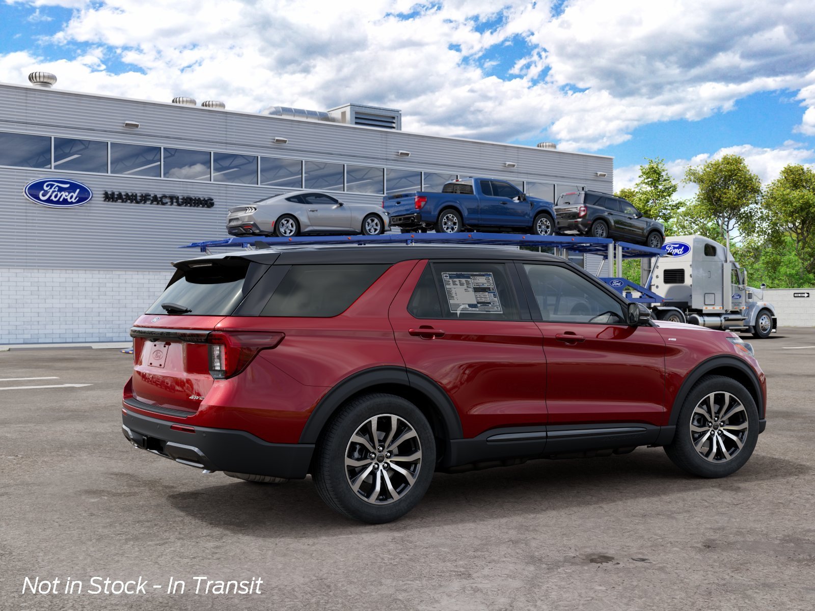 New 2027 Ruby Red Metallic Tinted Clearcoat Ford ST-Line image 6