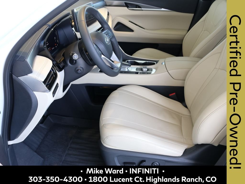 Certified Used 2023 White INFINITI LUXE image 6