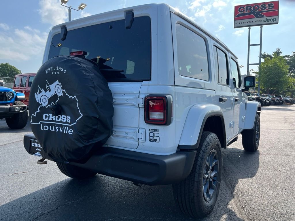 New 2026 Bright White Clear-Coat Exterior Paint Jeep 85th Anniversary Edition image 46