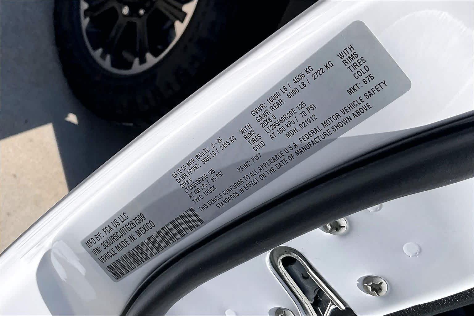 New 2026 Bright White Clear-Coat Exterior Paint RAM Warlock image 20