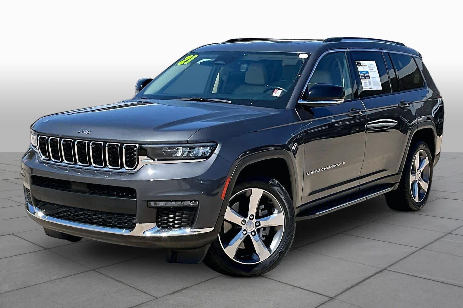 Used 2021 Baltic Gray Metallic Clearcoat Jeep Limited image 2