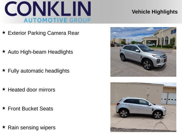 Used 2025 Mitsubishi Outlander Sport ES with VIN JA4ARUAUXSU002735 for sale in Hutchinson, KS