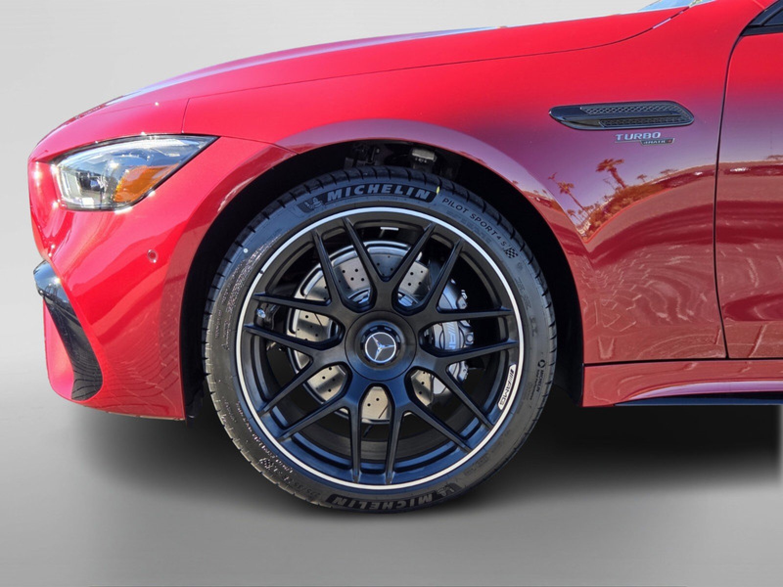 New 2026 MANUFAKTUR Patagonia Red Metallic Mercedes-Benz AMG® GT 53 4-Door Coupe image 10