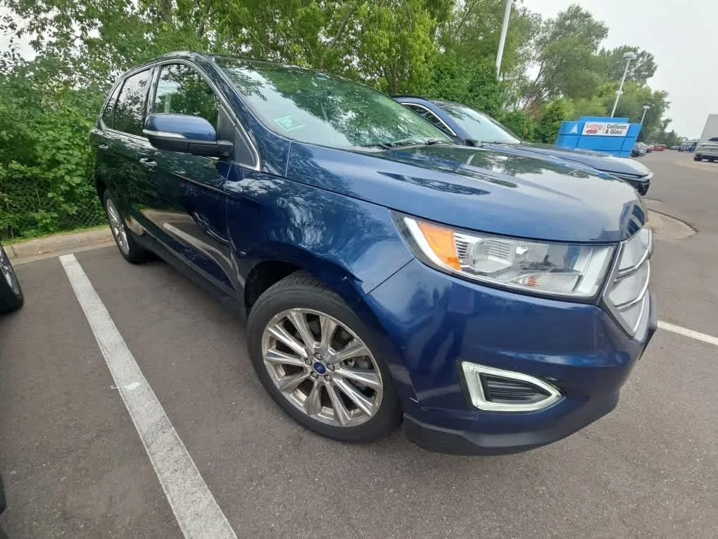Used 2017 Blue Jeans Metallic Ford Titanium image 3