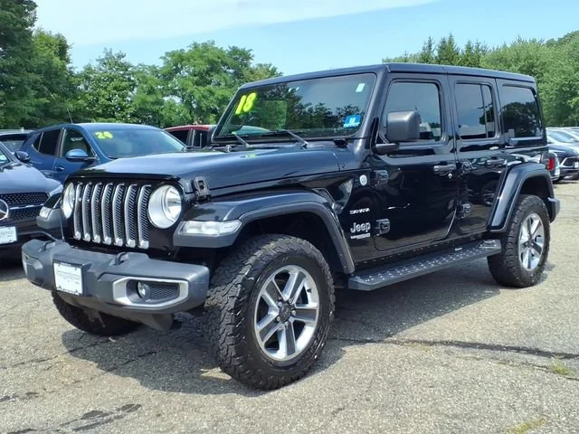 Used 2018 Black Jeep Sahara 4x4 image 3