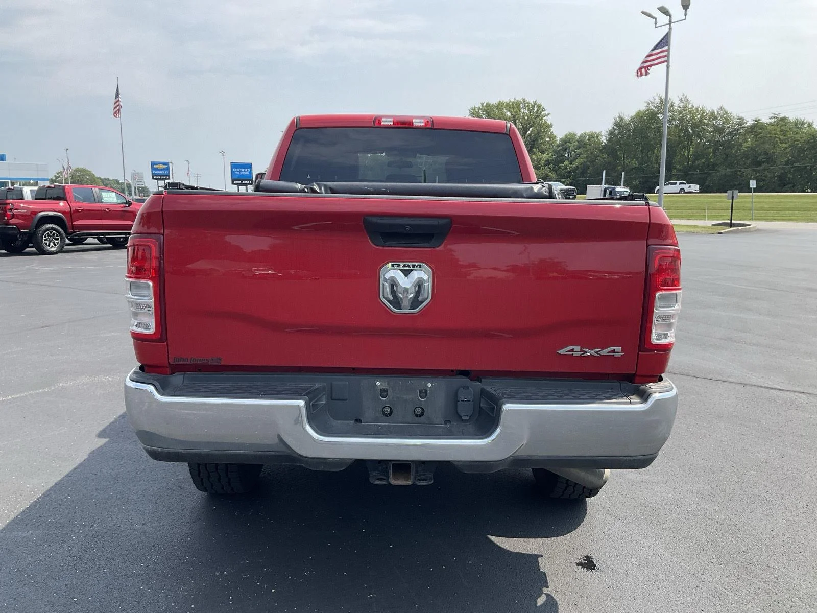 Used 2023 Flame Red Clearcoat Ram Tradesman image 7