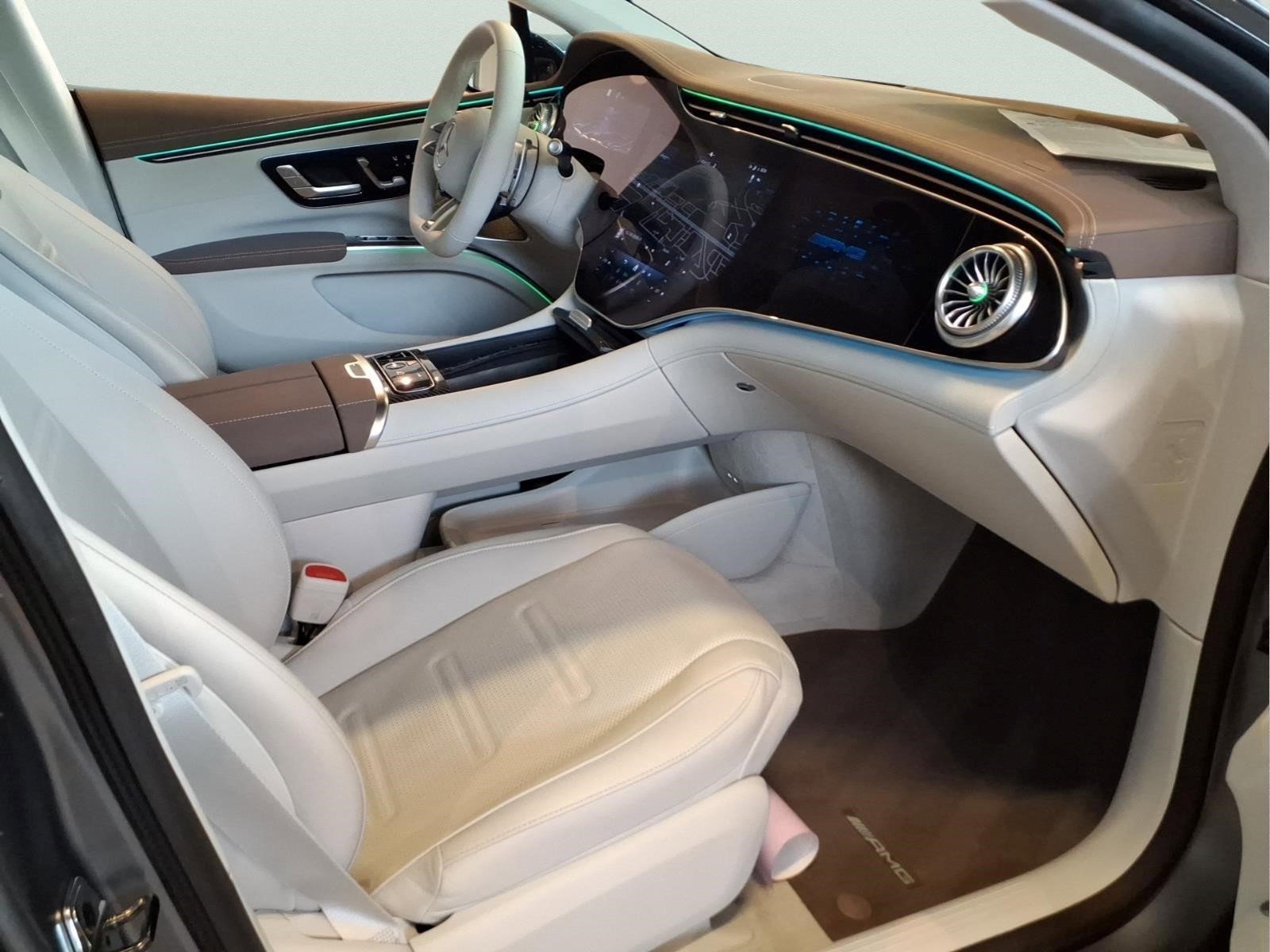 Certified Used 2024 MANUFAKTUR Selenite Grey Magno Mercedes-Benz AMG® EQS 4MATIC+ Sedan image 25